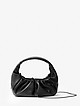 Небольшая сумочка в стиле ретро из черной мягкой кожи  Tony Bellucci
