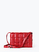 Красная сумочка кросс-боди из плетеной кожи  BE NICE