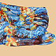 Платки, шарфы, шали Фокстрот 003361-30-10 blue yellow