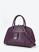 Фиолетовая сумка-тоут из плотной кожи  Jazy Williams
