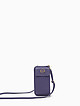 Микро-сумочка - кошелек для телефона из фиолетовой кожи  Folle