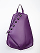 Фиолетовый рюкзак-капля из мягкой кожи  BE NICE