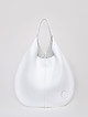 Белая сумка-хобо из мягкой кожи  Tony Bellucci