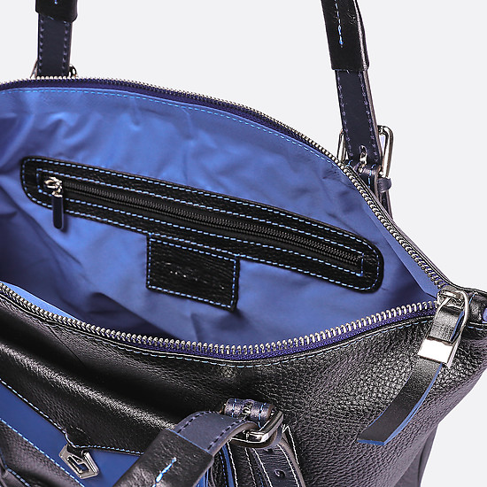 Классические сумки Тревор 03 N-01 black blue