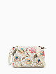Цветная сумка кросс-боди из кожи с цветочным принтом  Vanessa Scani