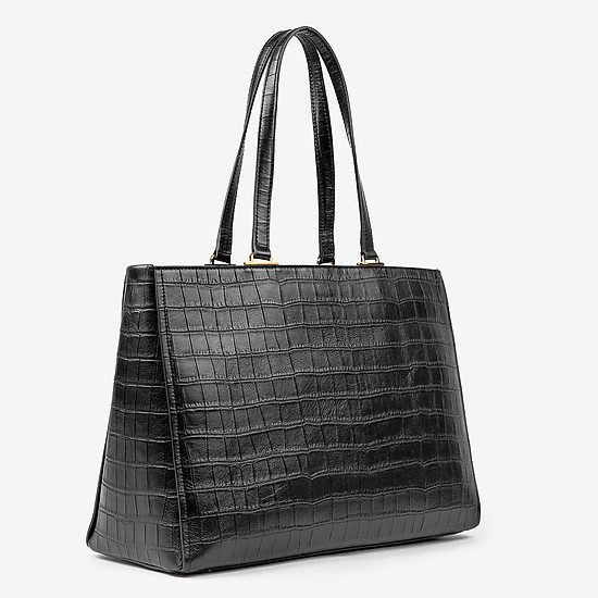 Классические сумки Furla 1007986 black croc