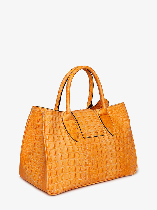 Классические сумки Folle 1013 orange croc