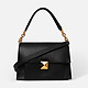 Черная сумка Diva среднего размера из плотной натуральной кожи  Furla