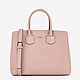 Розовая кожаная сумка-тоут Alba среднего размера  Furla
