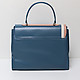 Классическая сумка Agata 1052 blue pink