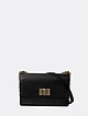 Прямоугольная сумочка кросс-боди из коллекции 1927 из черной плотной кожи  Furla