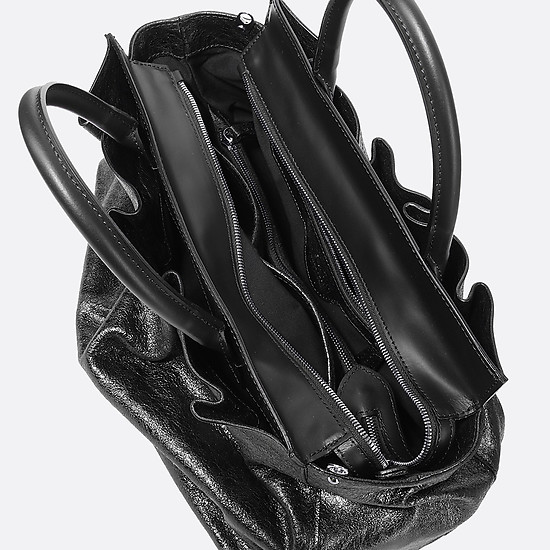 Классические сумки Agata 1079 black metallic