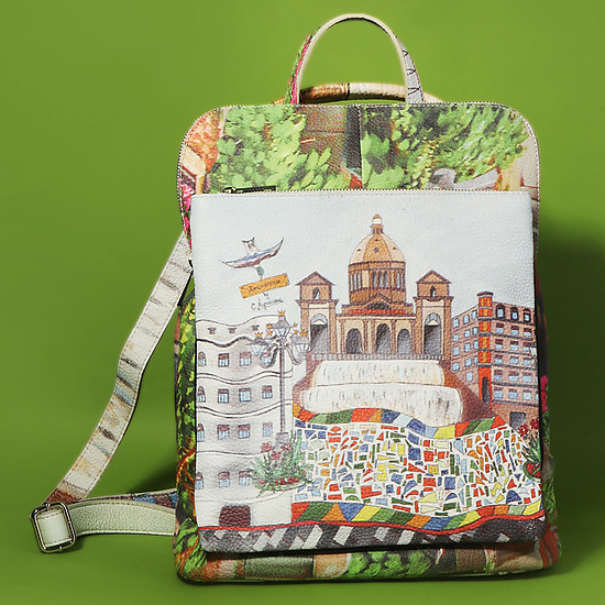 Рюкзак-сумка с ярким принтом  Acquanegra