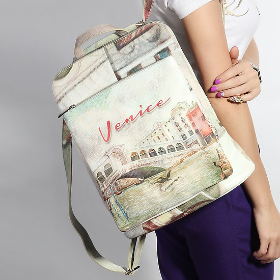 Рюкзак-сумка с пейзажным принтом  Acquanegra