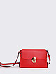 Красная сумочка кросс-боди из зернистой кожи  Folle
