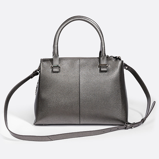 Классические сумки KELLEN 1145 KN saffiano metallic grey