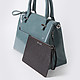 Классические сумки KELLEN 1145 blue gloss brown