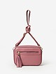 Повседневная сумочка кросс-боди из натуральной кожи розового цвета  Folle