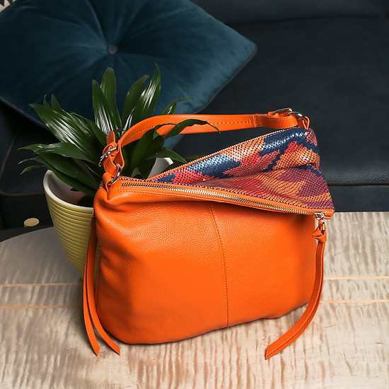 Яркая сумочка с драпированным дизайном  KELLEN