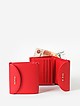 Маленький красный кожаный бумажник-конвертик  Alessandro Beato