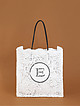 Белая кружевная сумка-пакет  ERMANNO Ermanno Scervino