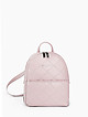 Светло-розовый рюкзак из мягкой стеганой экокожи  ERMANNO Ermanno Scervino