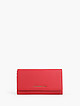 Красный кожаный бумажник на кнопке  Alessandro Beato