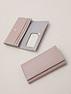 Пастельно-розовый кожаный бумажник на кнопке  Alessandro Beato