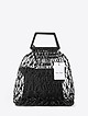 Черная сумка-авоська с текстильной косметичкой  Alex Max