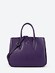 Фиолетова базовая сумка-тоут из натуральной кожи  Folle