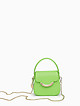 Ярко-зеленая мини-сумка сэтчел из экокожи с цепью-ремешком  Alex Max