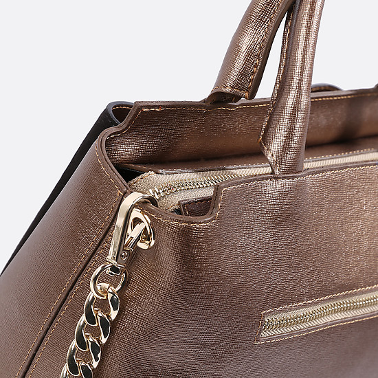 Классические сумки Келлен 1325 KN bronze brown