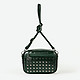 Темно-зеленая лаковая сумочка кросс-боди  Sara Burglar