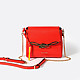 Красная сумочка с золотистой деталью Aika  Cromia