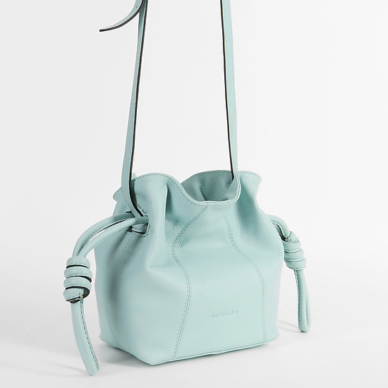 Голубая сумочка-мешок на плечо  Cromia