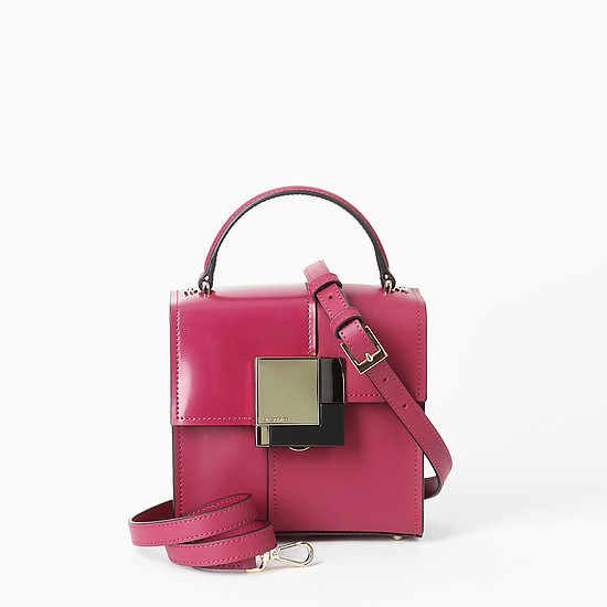 Квадратная сумочка в пурпурном оттенке  Cromia