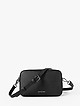 Черная сумочка кросс-боди со съемным ремешком  Cromia