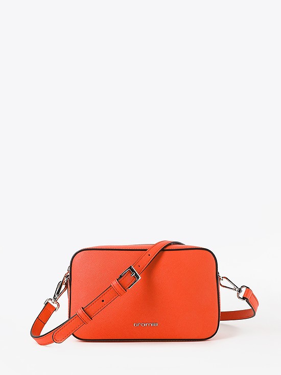 Оранжевая сумочка кросс-боди со съемным ремешком  Cromia