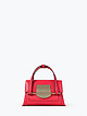 Малиново-красная мини-сумочка из гладкой кожи  Cromia