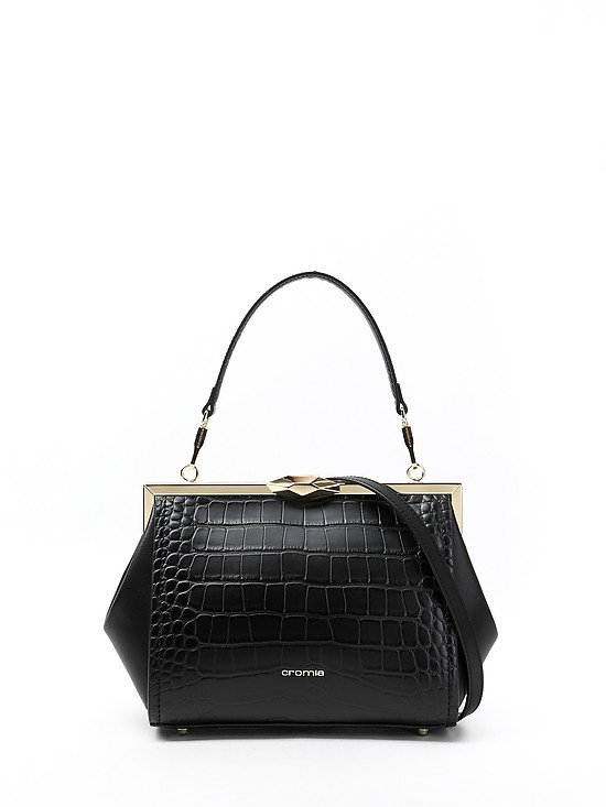 Классические сумки Cromia 1404888 croc black