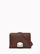 Темно-коричневая сумка кросс-боди MORGANA из гладкой кожи  Cromia