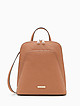 Сумка-рюкзак GLAM из коричневой кожи с фигурным тиснением  Cromia