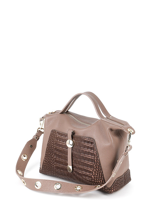 Классические сумки Келлен 1435-S brown croc
