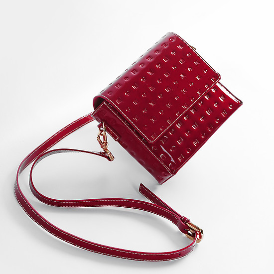 Красная лаковая сумочка  Arcadia