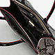 Классические сумки Arcadia 1475 PATENT BURL PIT NERO