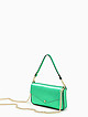 Перламутрово-зеленая сумочка-клатч с цепью-ремешком  BE NICE