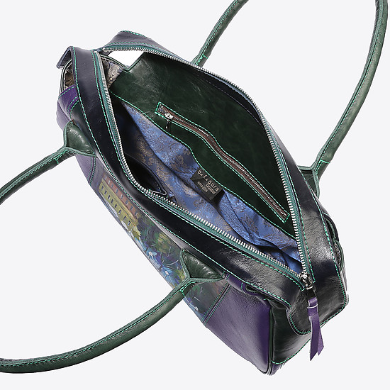 Дизайнерские сумки Balagura 1495 green violet