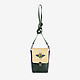Кожаная сумочка-кросс-боди в стиле колор-блок с вышивкой  Balagura