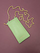 Микро-сумочка - кошелек из зеленой кожи  Di Gregorio