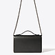 Черная кожаная сумочка-кроссбоди миниатюрного размера  Sara Burglar